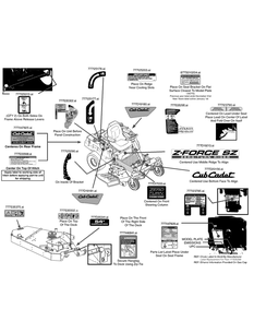 Label Map 17asdghc010 Diagram and Parts List for Z-FORCESZ54 (17ASDGHC-17ASDGHC010)(2015) Cub Cadet Lawn Tractor